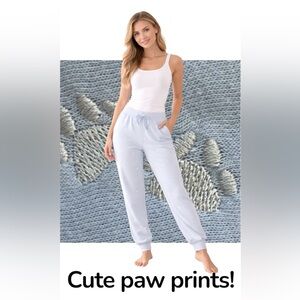 NWT Honeydew Paw Prints Lounge Pants Size Large